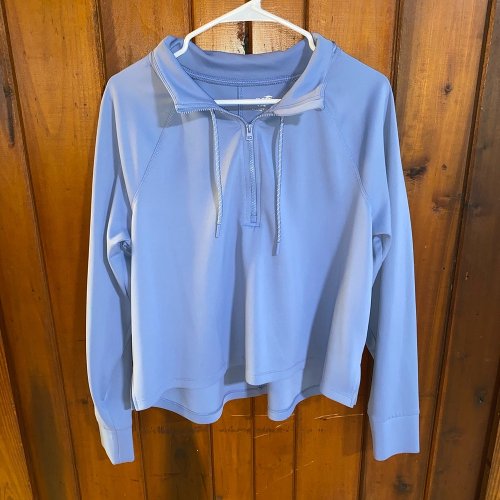 Avia Blue Relaxed Dry-Fit Pull Over